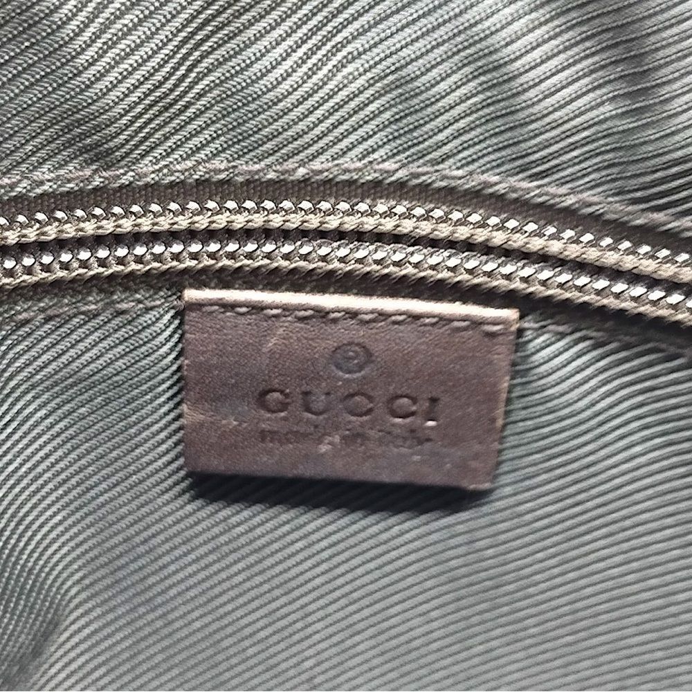 GUCCI GG Supreme Coated Canvas and Leather Crossbody Messenger Bag VINTAGE - Picture 9 of 17